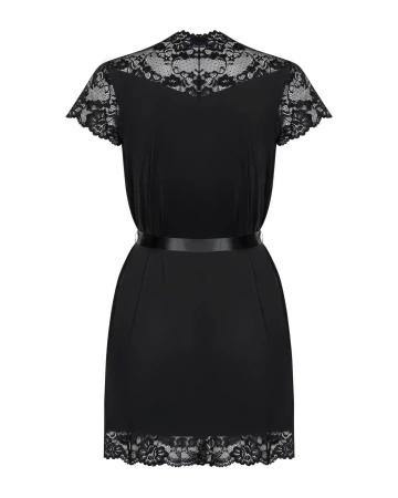 Bielizna-810-PEI-1 szlafrok czarny L/XL