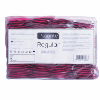 Pasante Regular Condoms Bulk 144 pcs