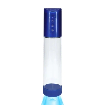 HyperPump - Rechargeable Penis Pump - Metallic Blue