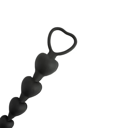 ANAL BEADS black heart