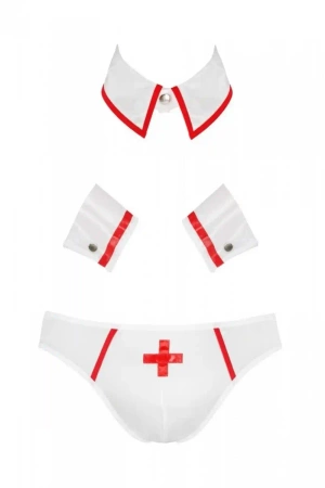 037 SET GREGORY white S/M - Passion