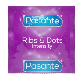 Pasante Ribs & Dots/Intensity Condoms 3 pcs