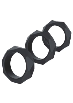 Heavy C-Ring Set Black